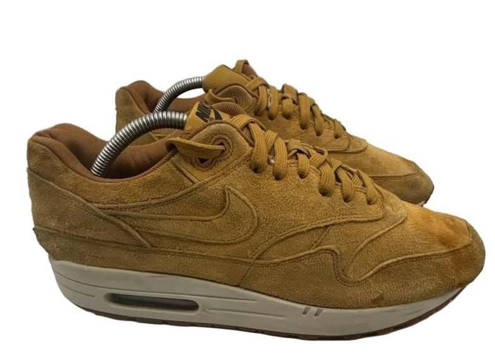 Nike Air Max 1 Premium Size 10 Wheat Flax Suede